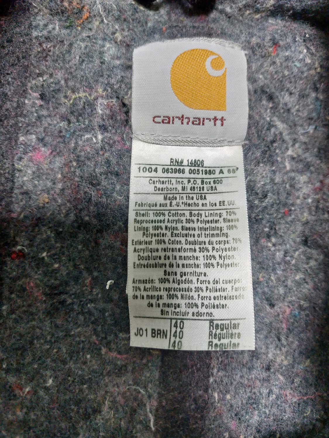 칼하트 디트로이트 j01 40(m) 상품이미지3