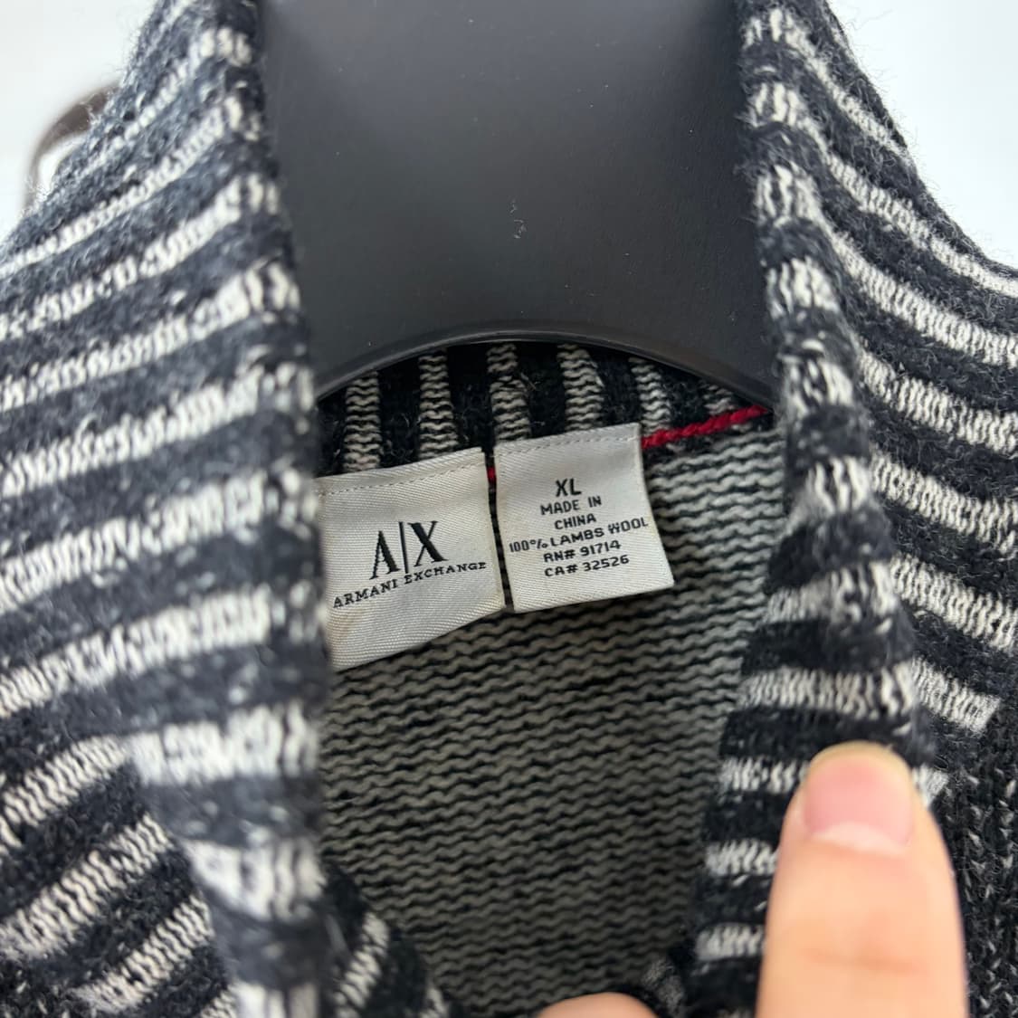 아르마니 익스체인지 투웨이 니트 자켓 상품이미지7