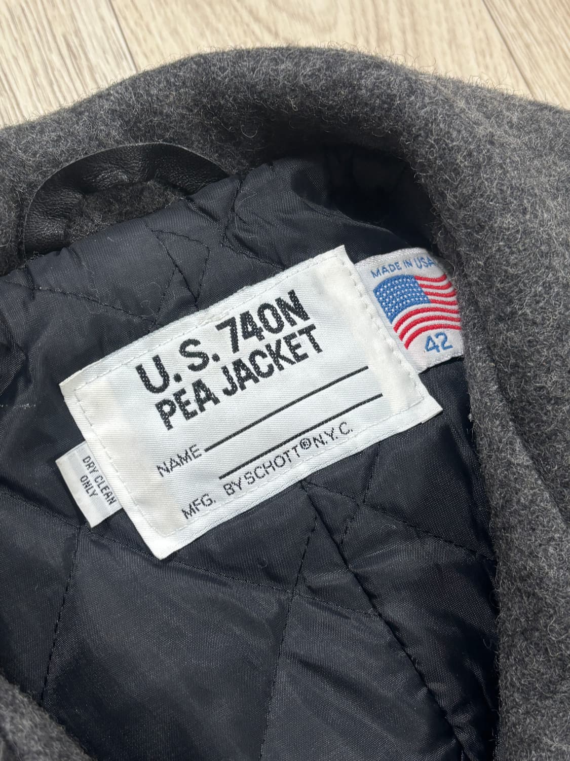 Schott 740N 쇼트 피코트 42사이즈 상품이미지2