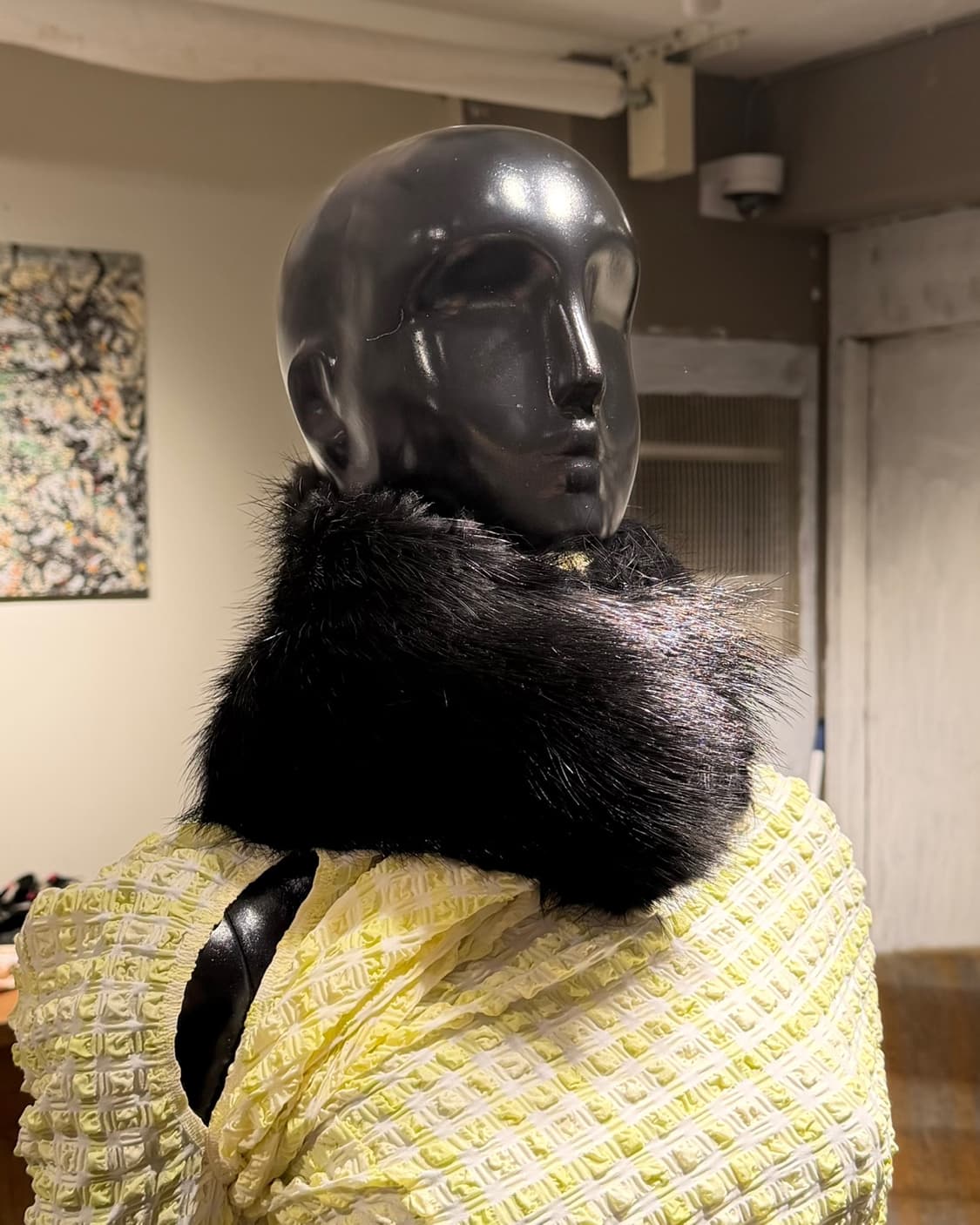 스포츠맥스 블랙 퍼 머플러  상품이미지2