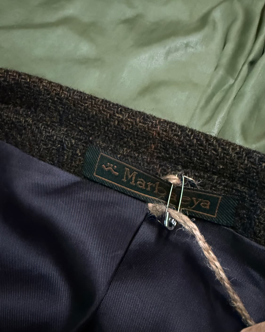 90‘s Marbaeya 트위드 울 자켓 105 상품이미지4