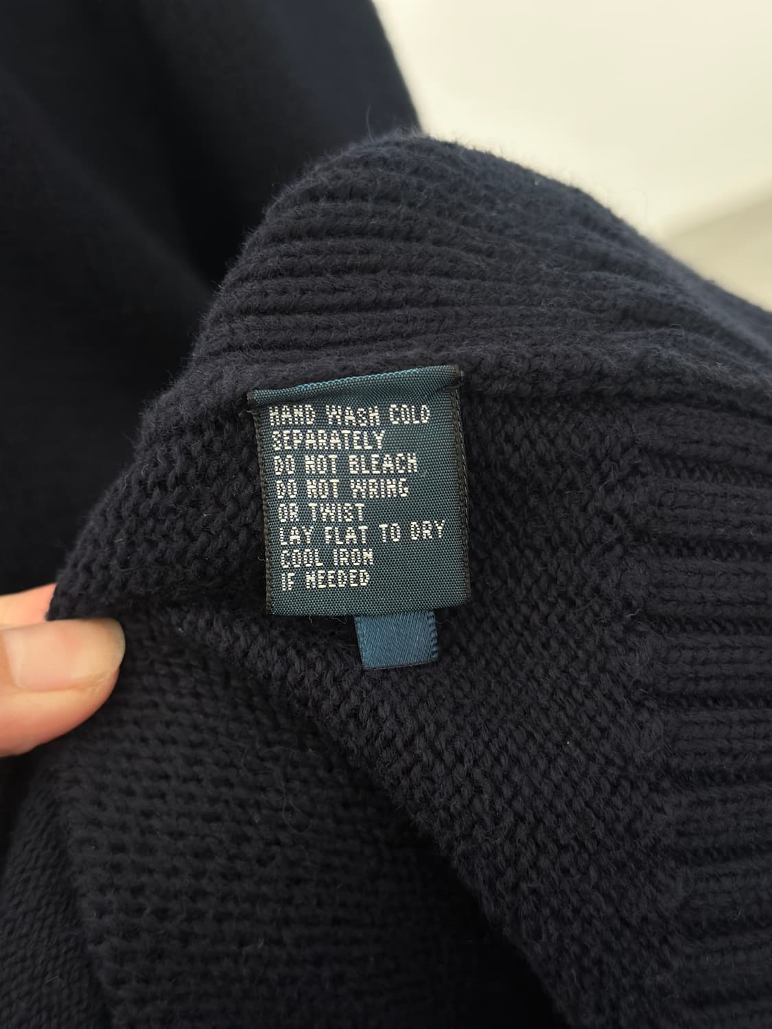 폴로 랄프로렌 네이비 코튼 니트집업  상품이미지7