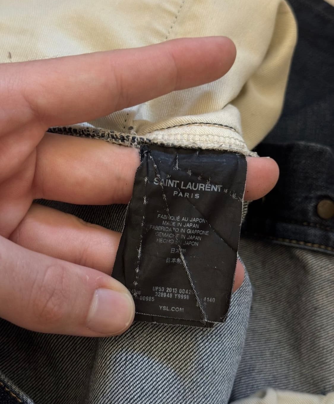 생로랑 SS13 D03 디스트로이드 데님 (32) 상품이미지7