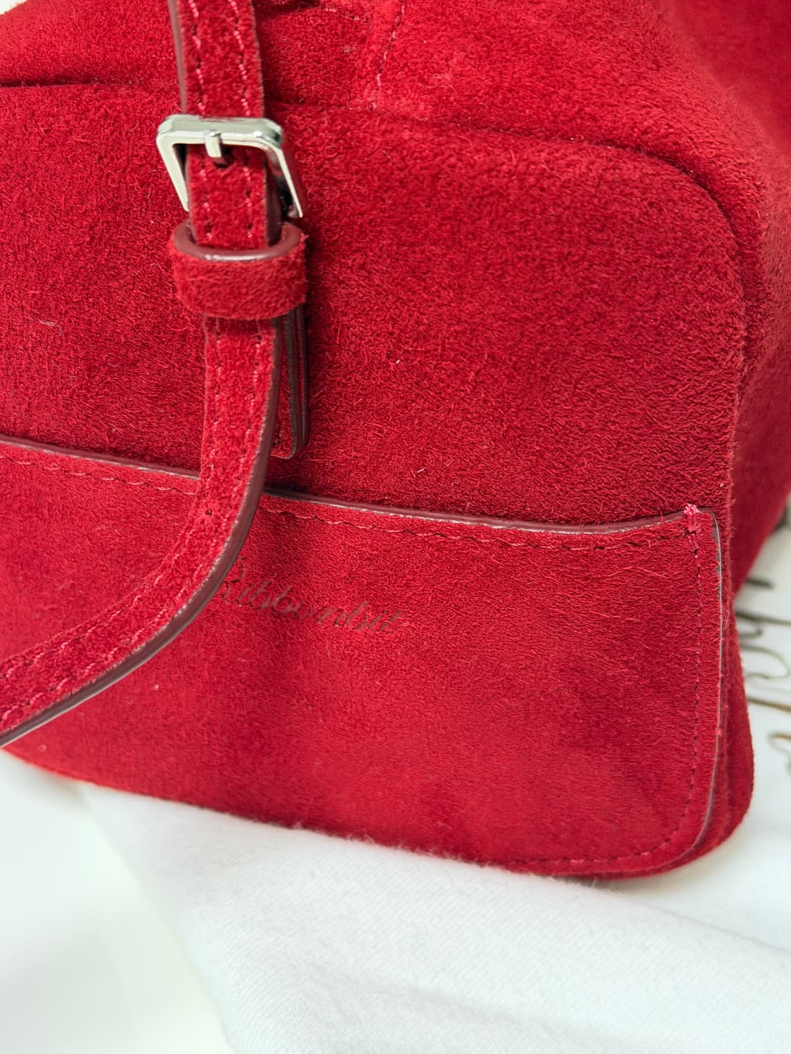 리본빛 엘리백 레드 ribbonbit Elie Bag Red 상품이미지5