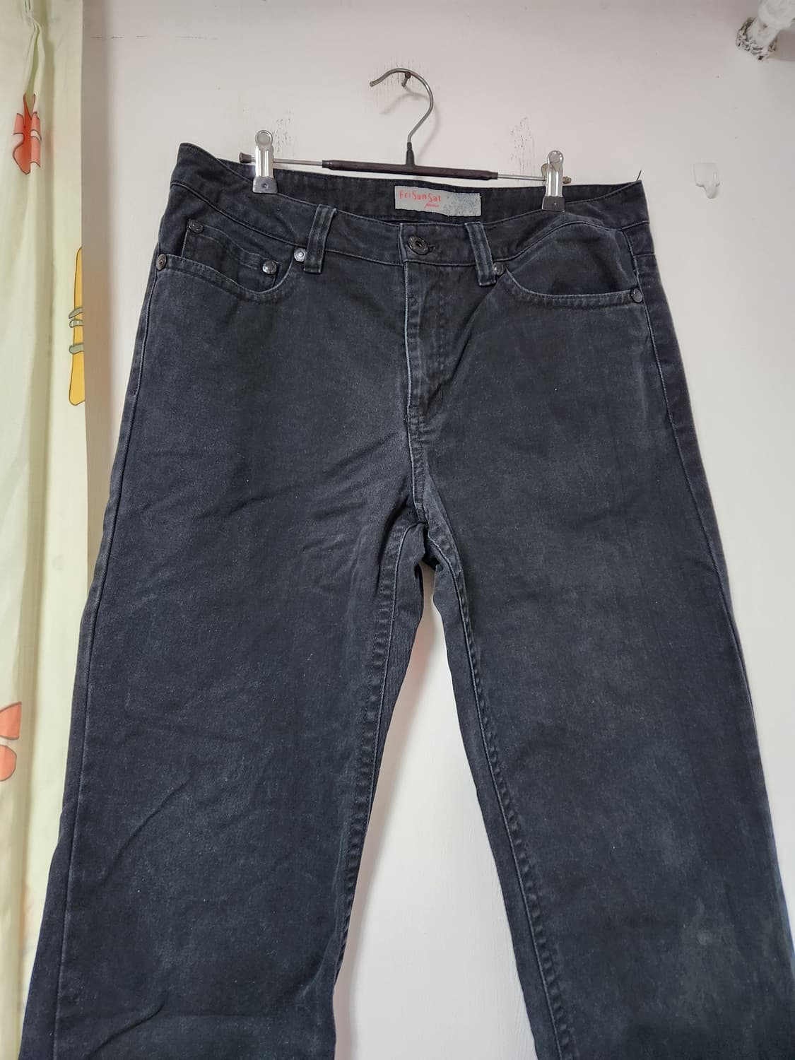 남성 프리선셋 블랙진 청바지 32 상품이미지2