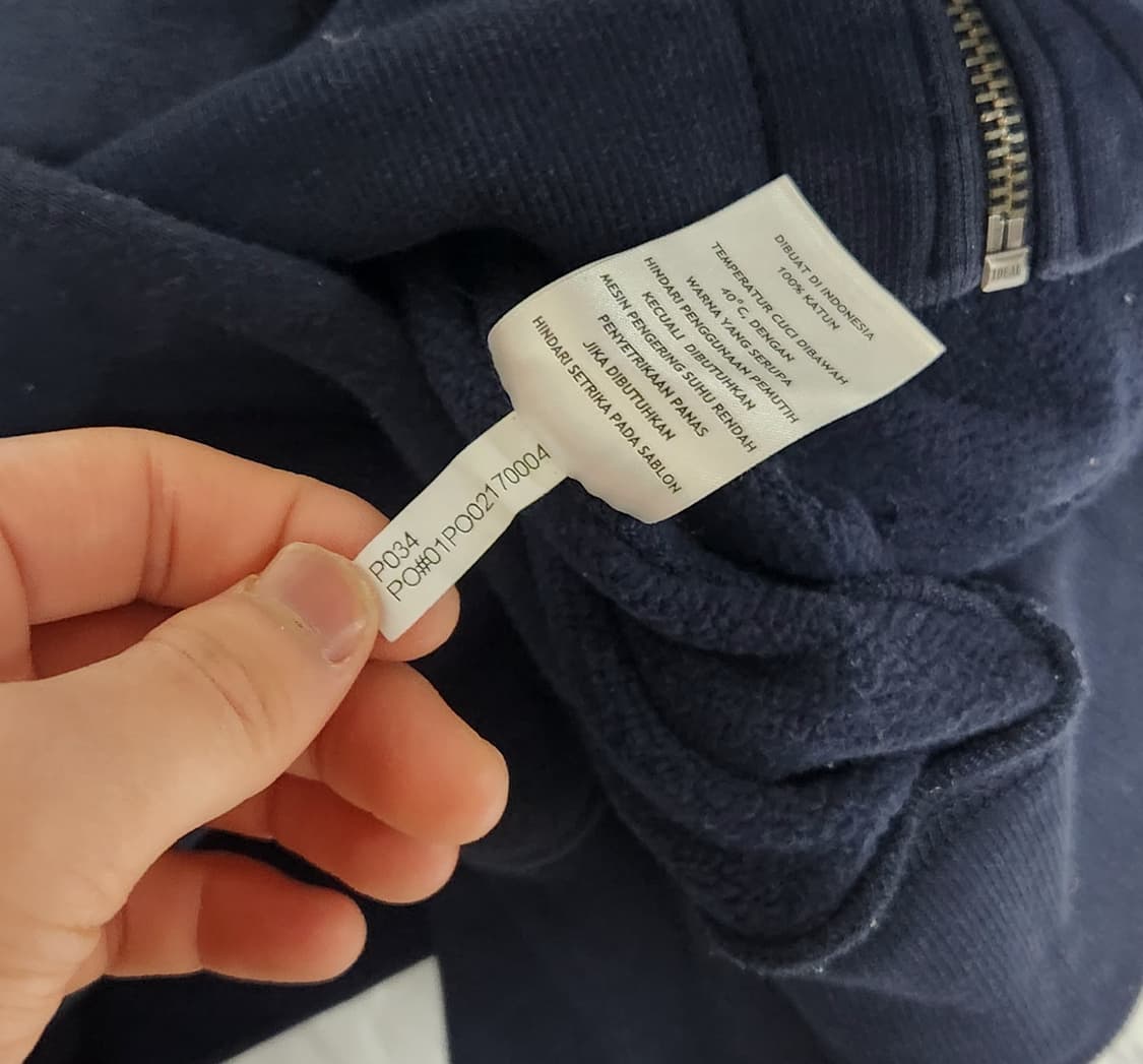 폴로 랄프로렌 빅포니 딥네이비 후드집업 자켓 상품이미지6