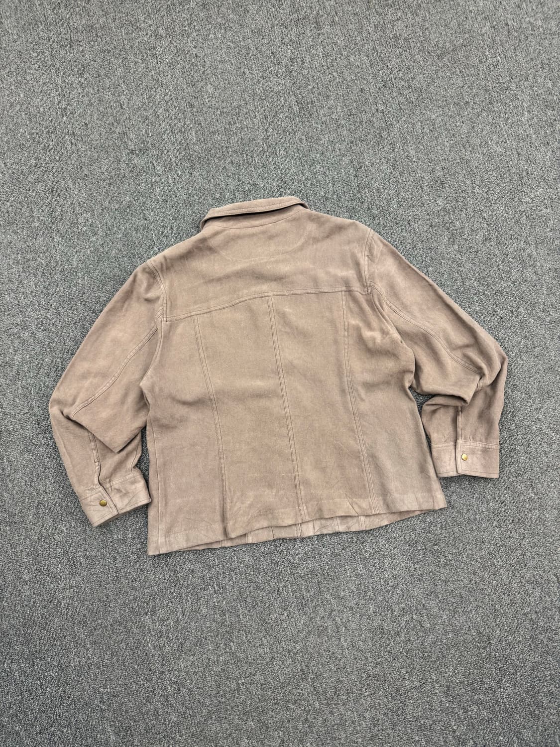 L)MARYLESTER 빈티지 스웨이드 셔츠 자켓 상품이미지4