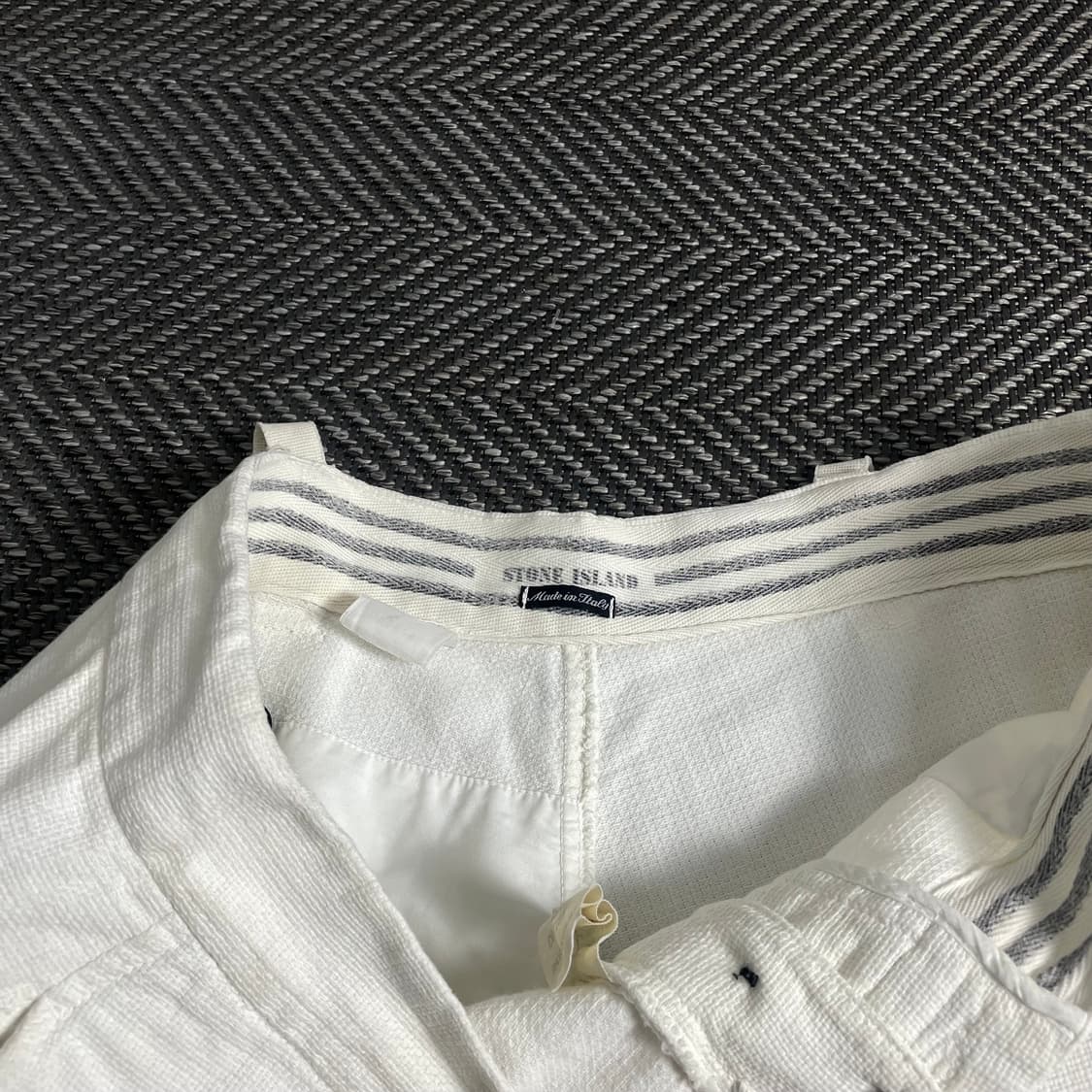 00s 스톤아일랜드 아카이브 버뮤다 팬츠 화이트y 3567 상품이미지5