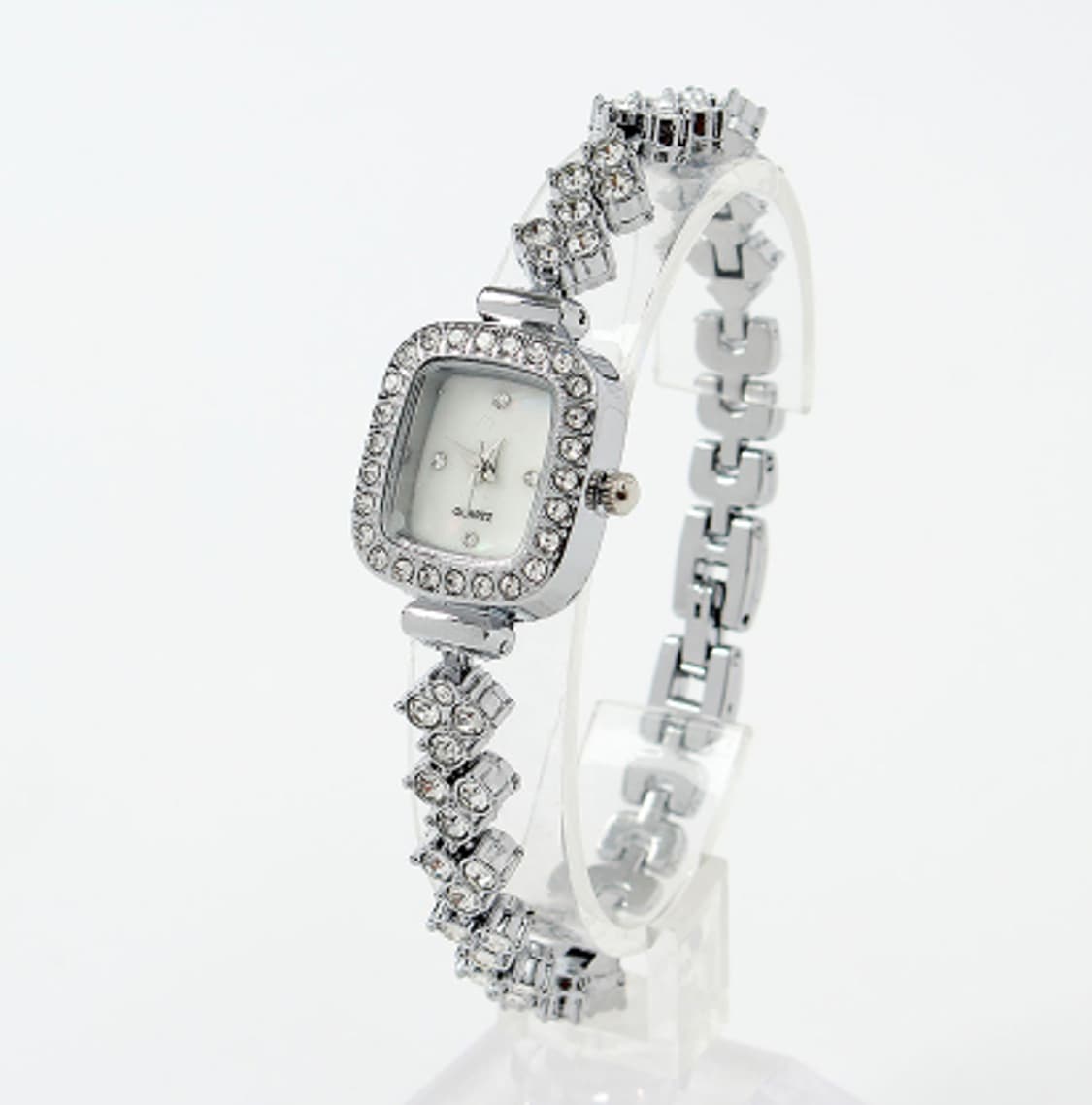 레나 여성 손목시계 실버 사각메탈시계 판매 상품이미지1