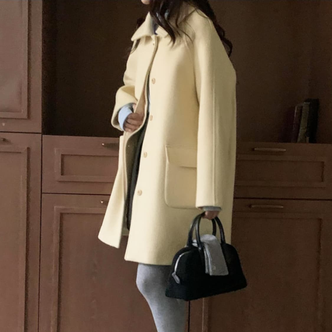 메리온(MERRYON) 몬트 하프코트 프리사이즈 상품이미지3