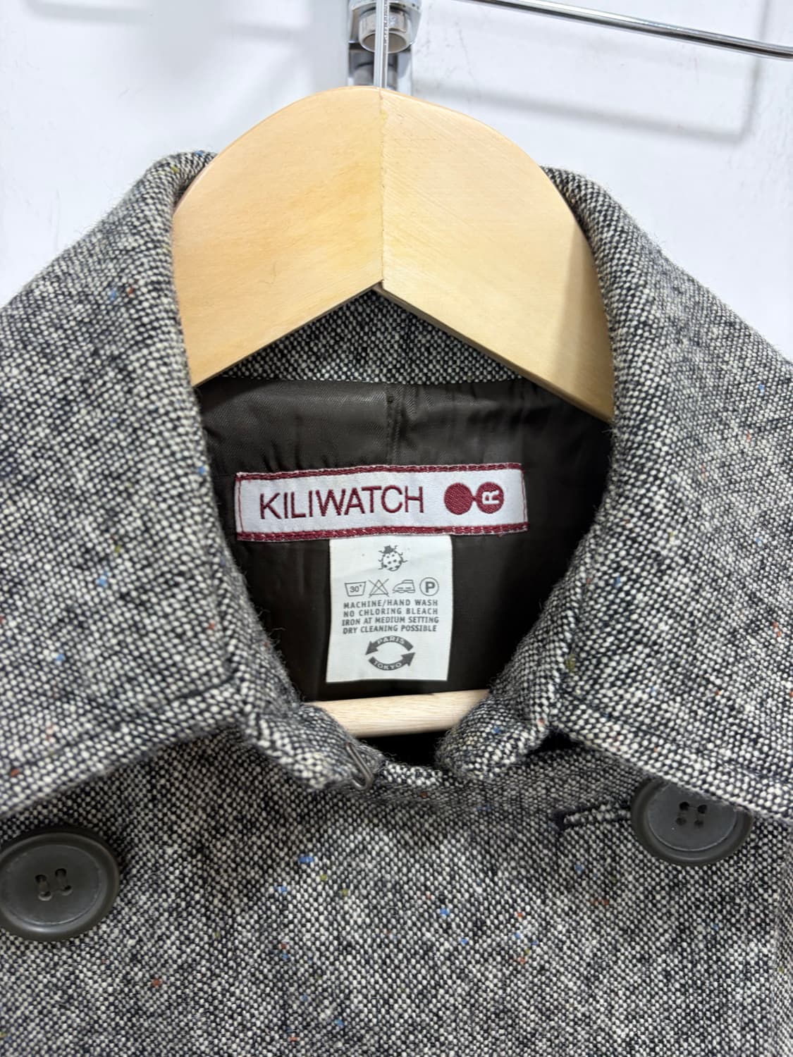 KILIWATCH 코트 그레이 더블 자켓 상품이미지6