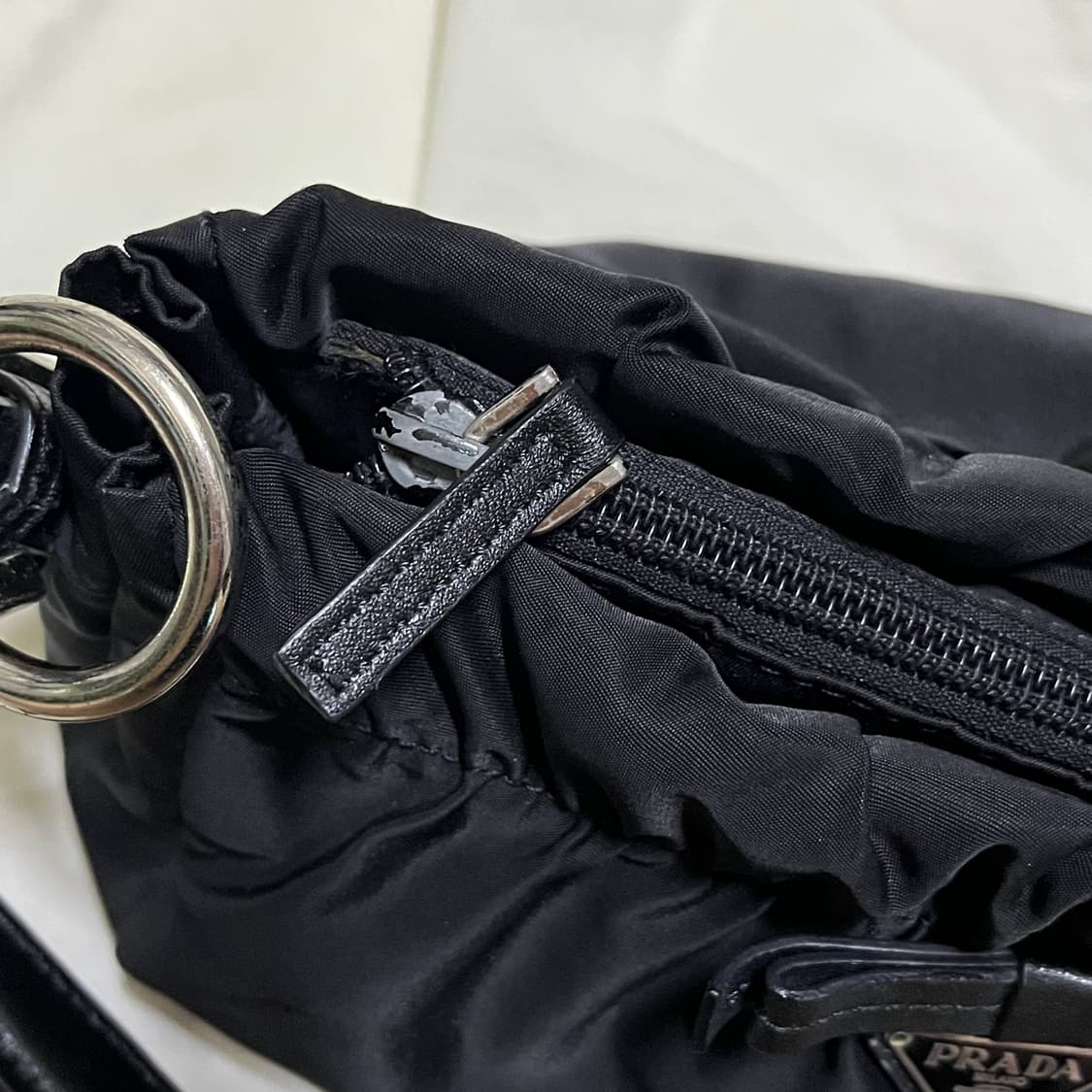 빈티지 ) prada 프라다 포코노 리본 미니백 상품이미지8