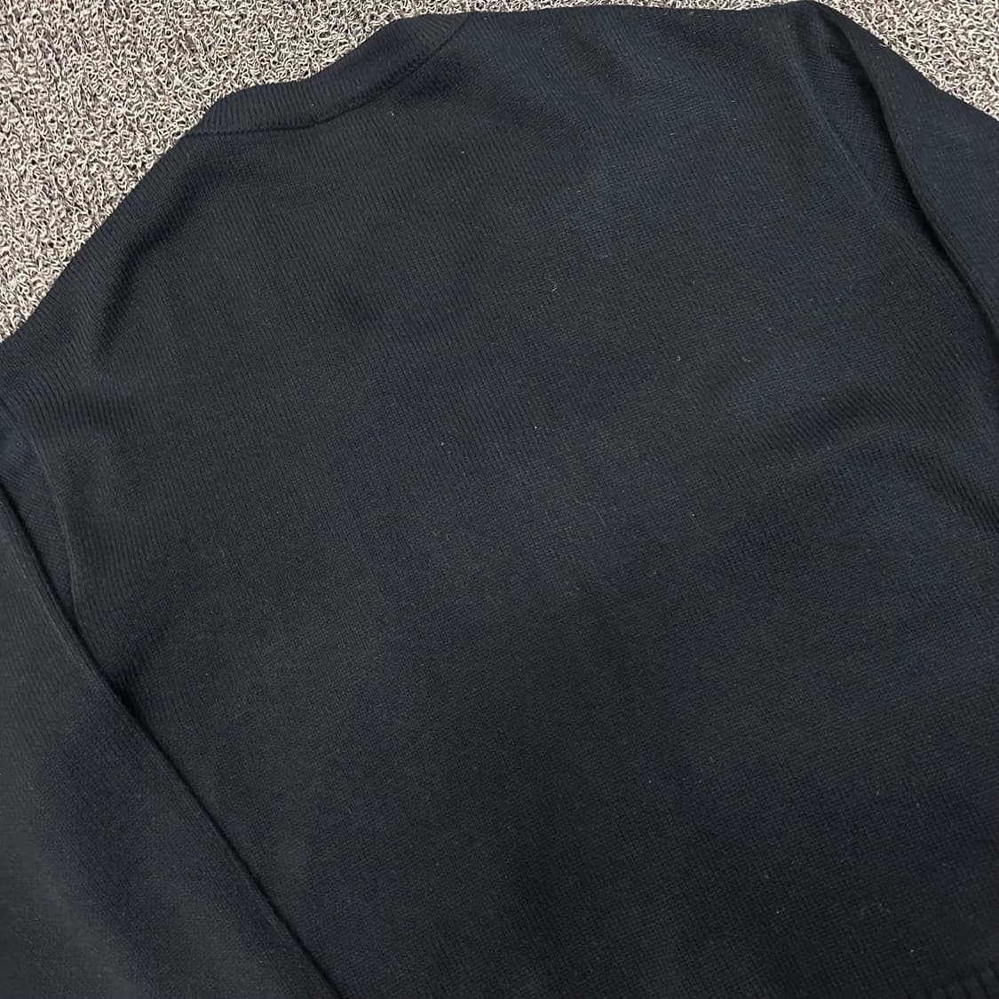 WHO.A.U 후아유 곰돌이 자수 가디건 블랙 XL 상품이미지6