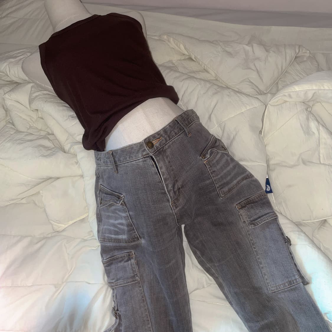 [세트가] 빈티지 팬츠 와이드 팬츠 일본빈티지 y2k 팬츠 스포티 조거 상품이미지3