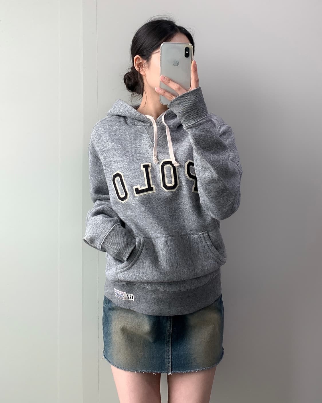 폴로 스펠아웃 후드티  상품이미지2