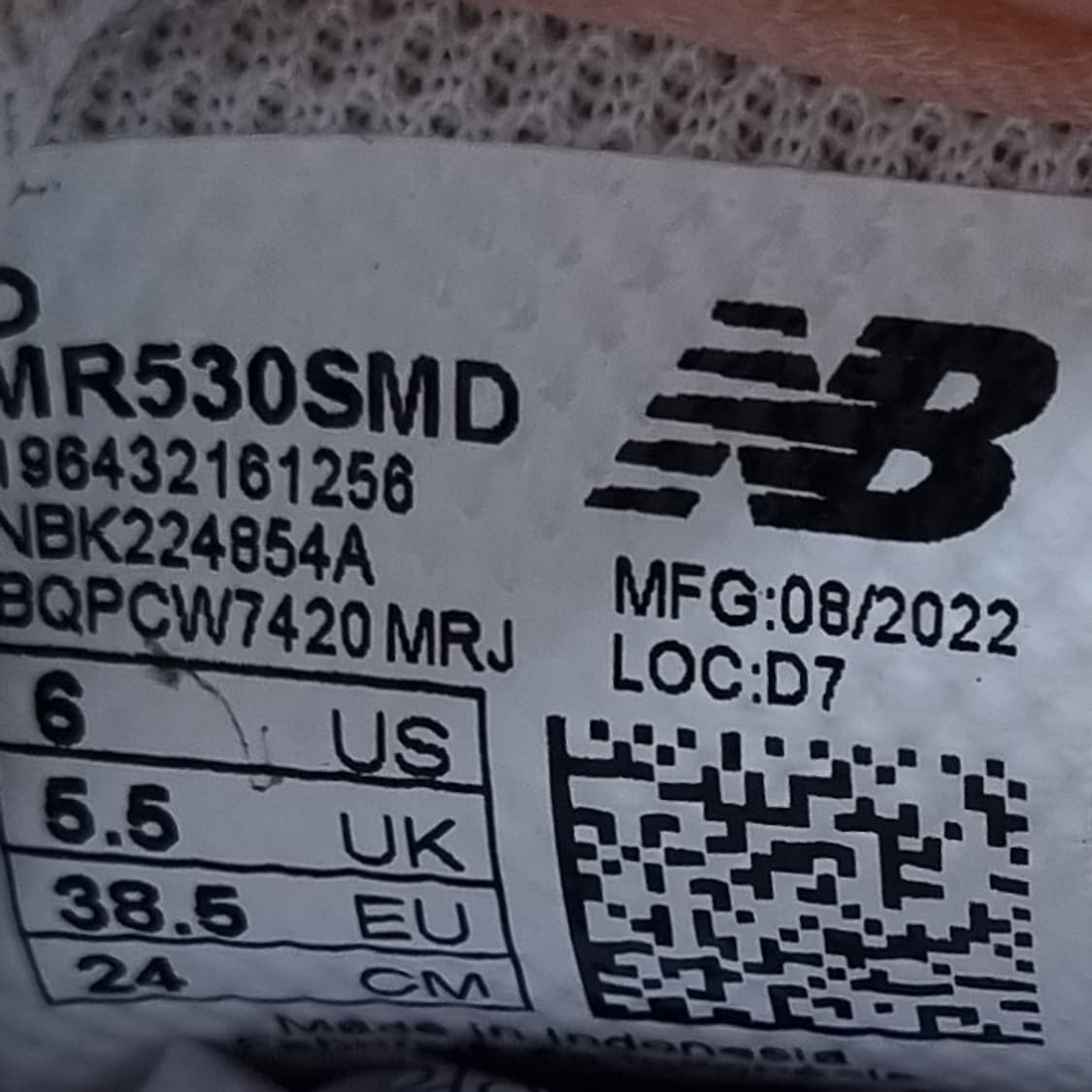 뉴발란스 530 베이지 여성운동화240  상품이미지6