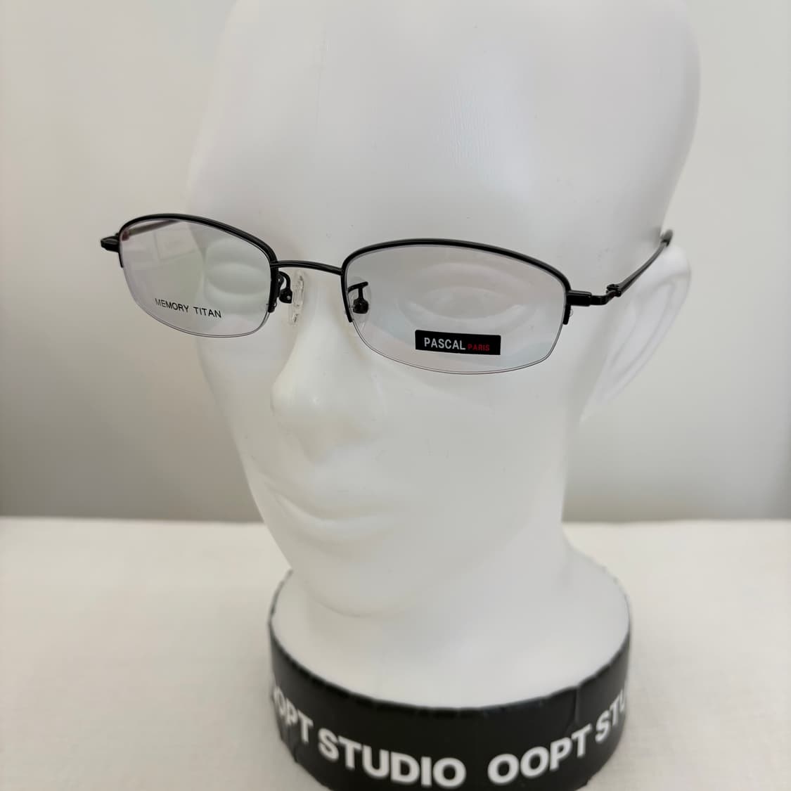 PASCAL Paris 블랙 티타늄 반무테  상품이미지5