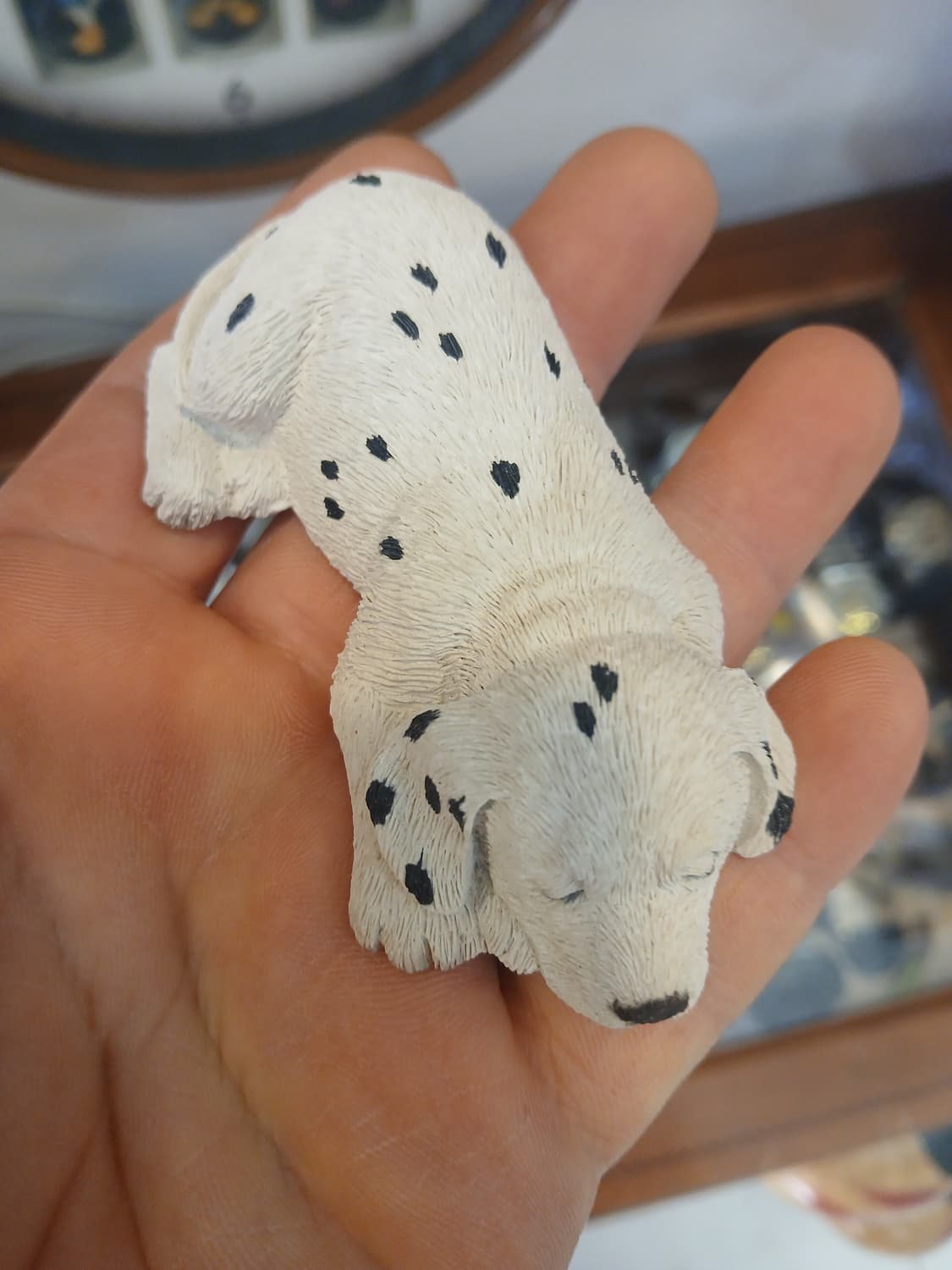 미국 빈티지 핸드메이드 강아지 피규어 두개 셋트 상품이미지2