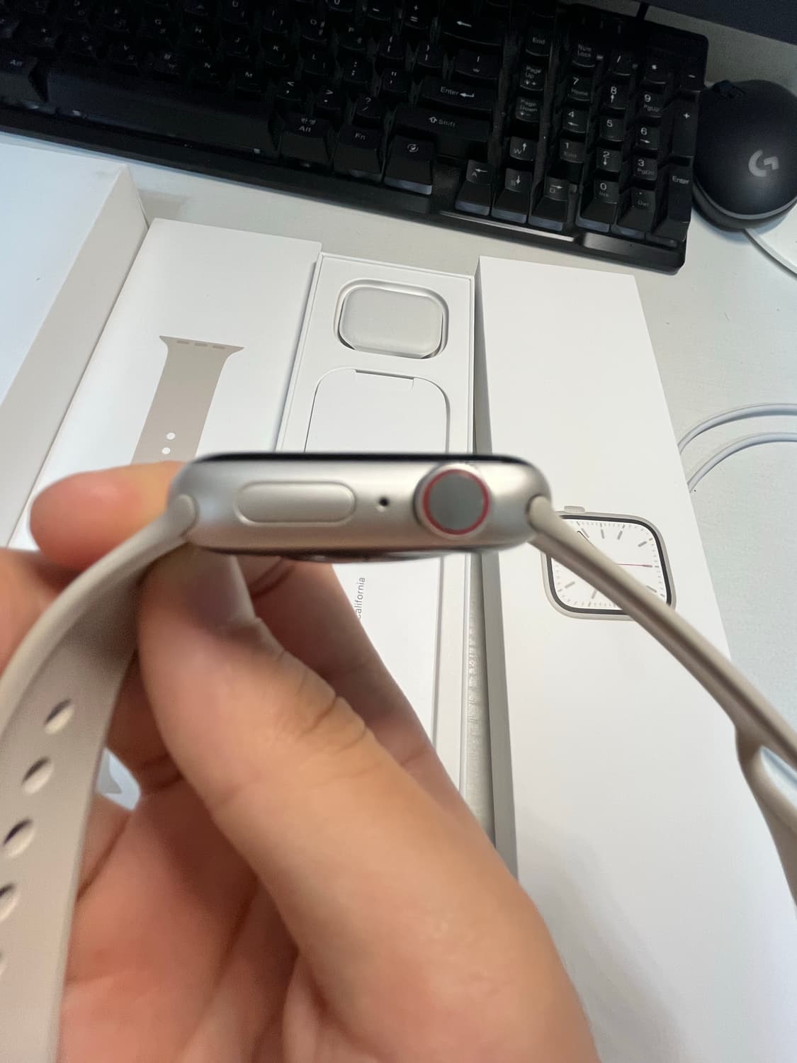 애플워치 7 셀룰러 41mm(배터리 93%) 상품이미지7