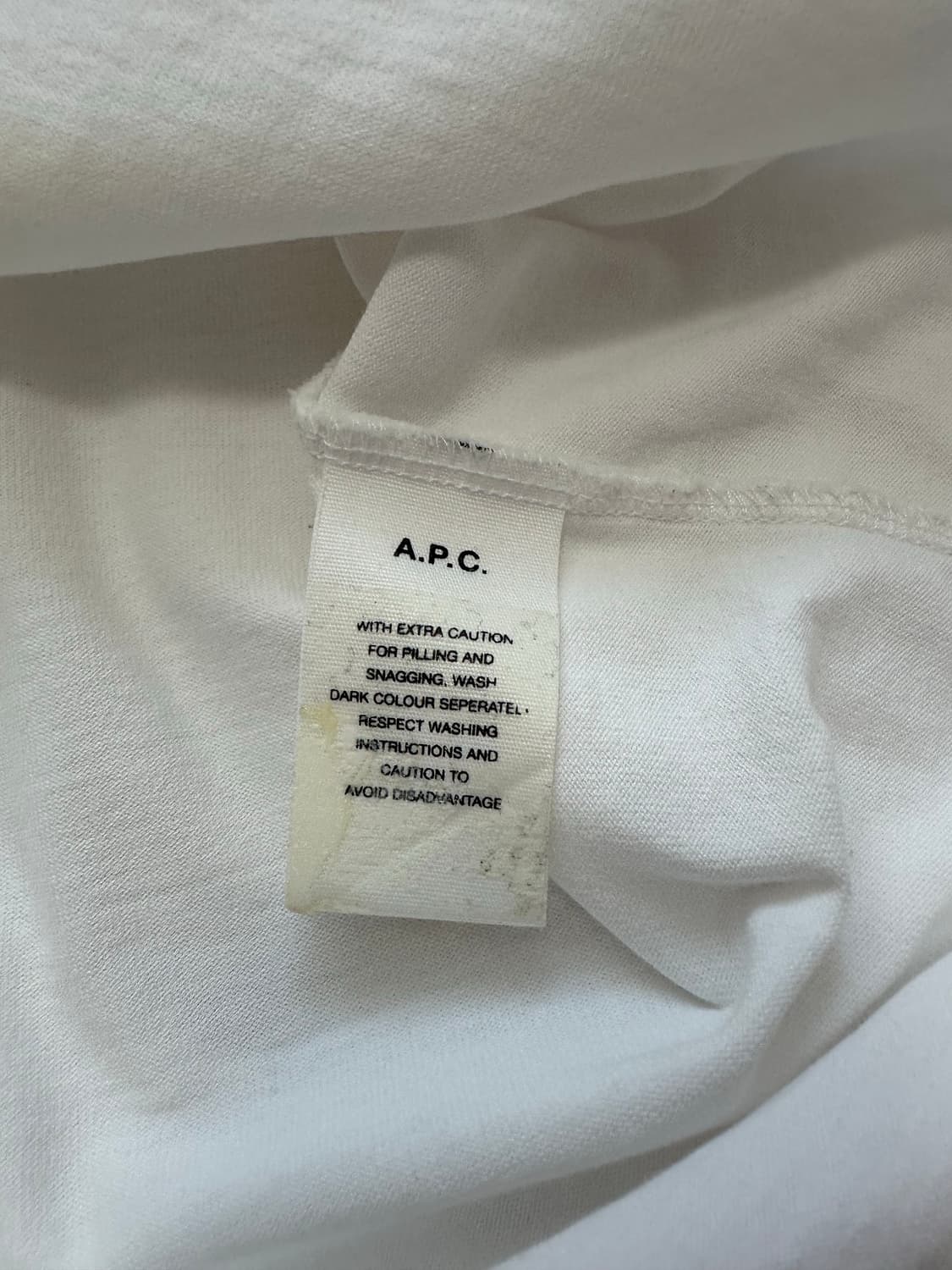 A.P.C. 아페쎄 로고 티셔츠 상품이미지5