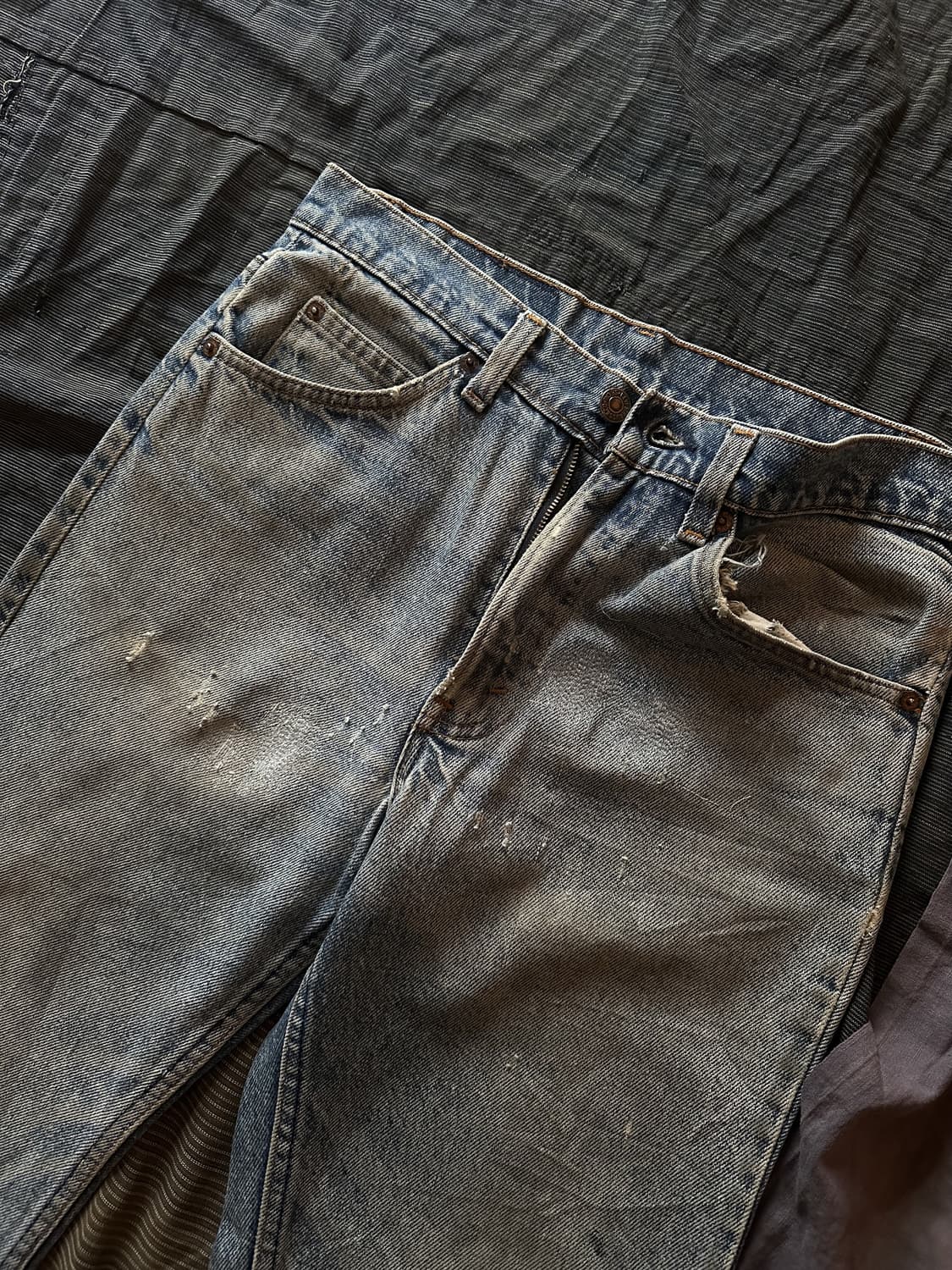 80s USA Levis 517 Boots Cut Denim Pants 상품이미지4