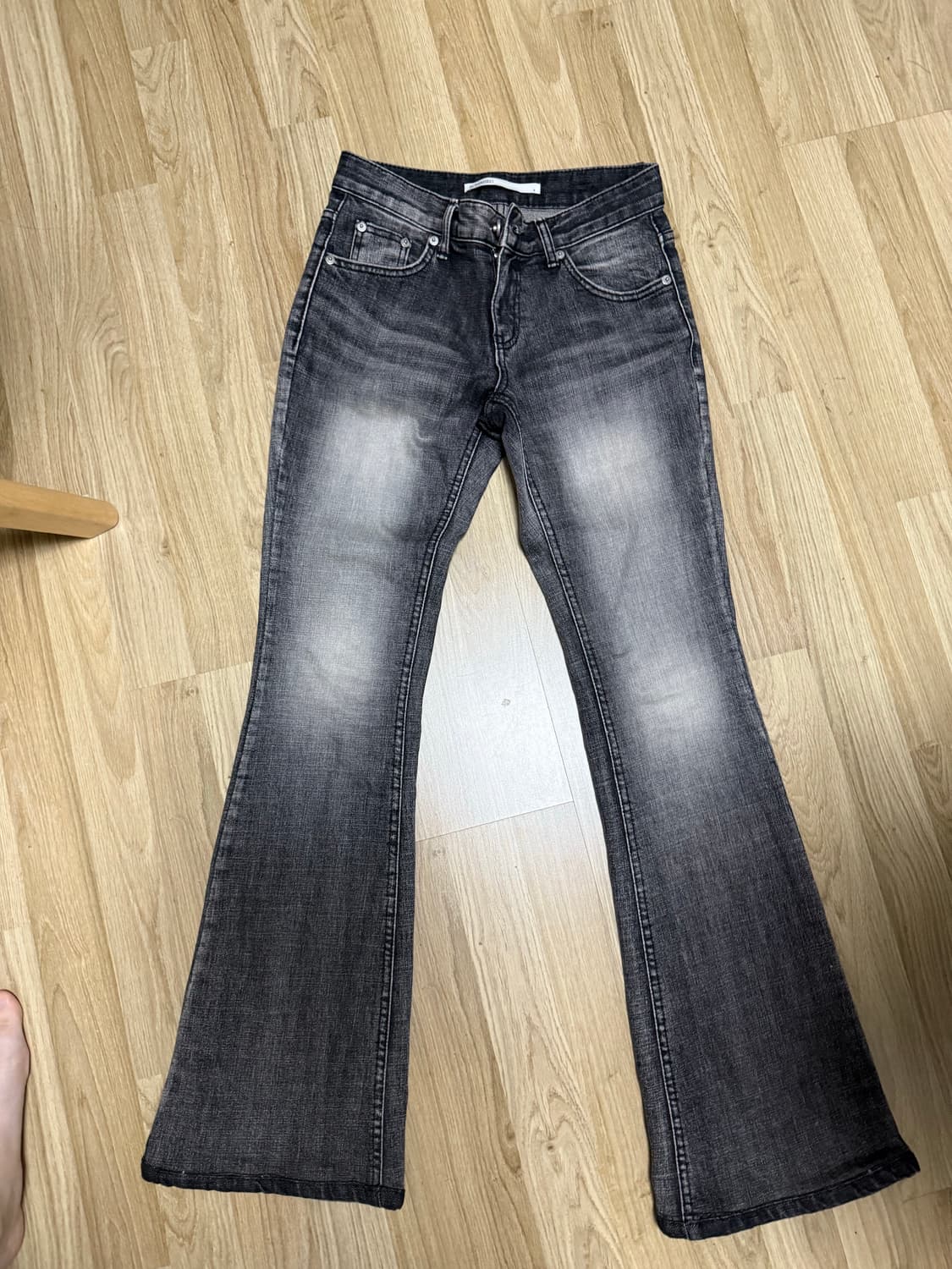 보헤미안서울 그레이 부츠컷 바지 s 상품이미지1