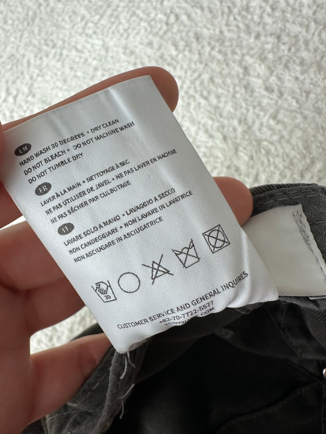 토니웩 로고 데님 볼캡모자  상품이미지4