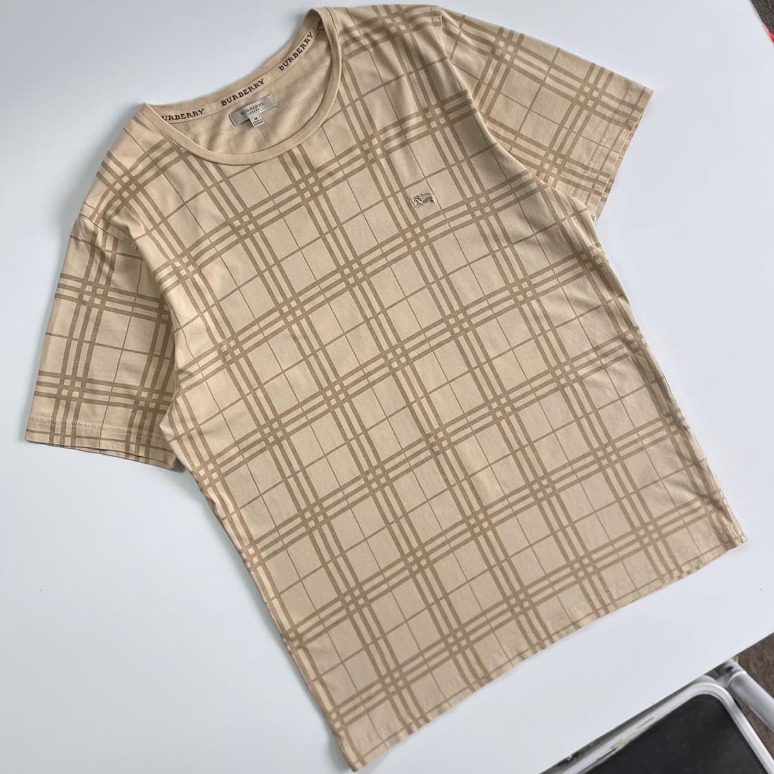 Burberry  노바체크 반팔 코튼 티셔츠 상품이미지2
