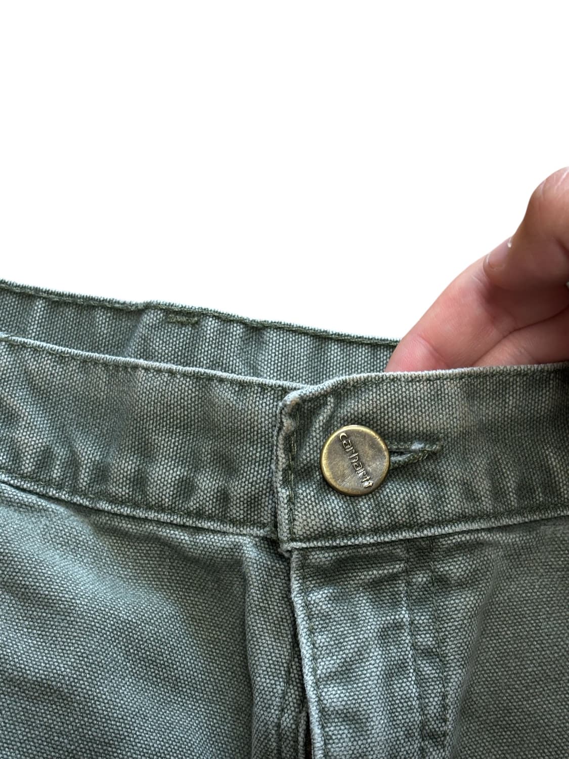 칼하트 빈티지 싱글니 카펜터 팬츠 모스그린 상품이미지9