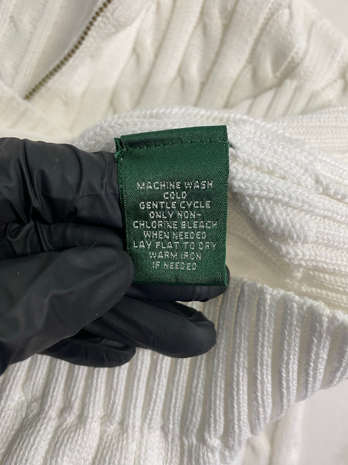 랄프로렌 폴로 꽈배기 니트 집업 M <666> 상품이미지7