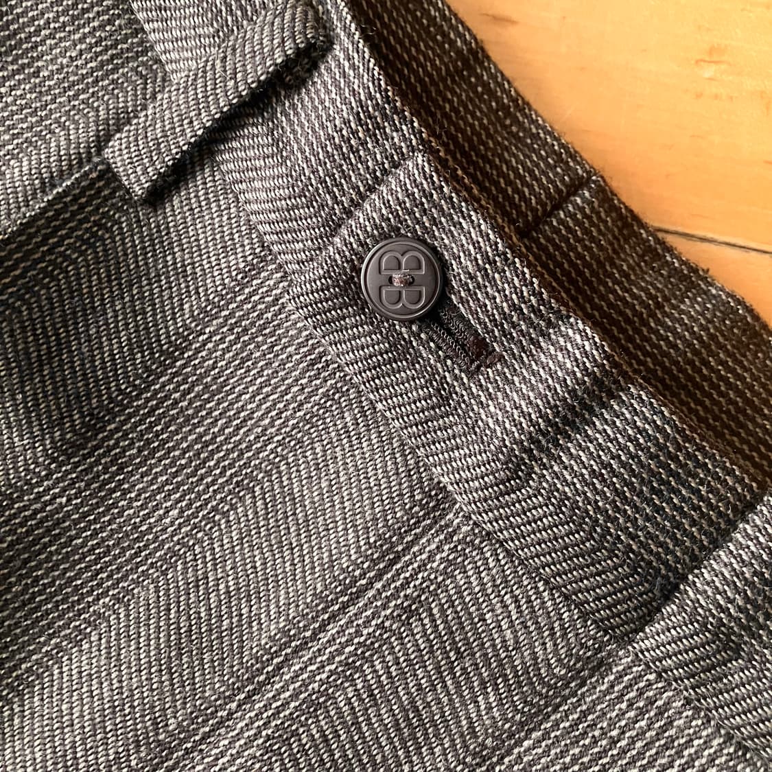 BALENCIAGA 빈티지 발렌시아가 90s 투턱 울 슬렉스 상품이미지5