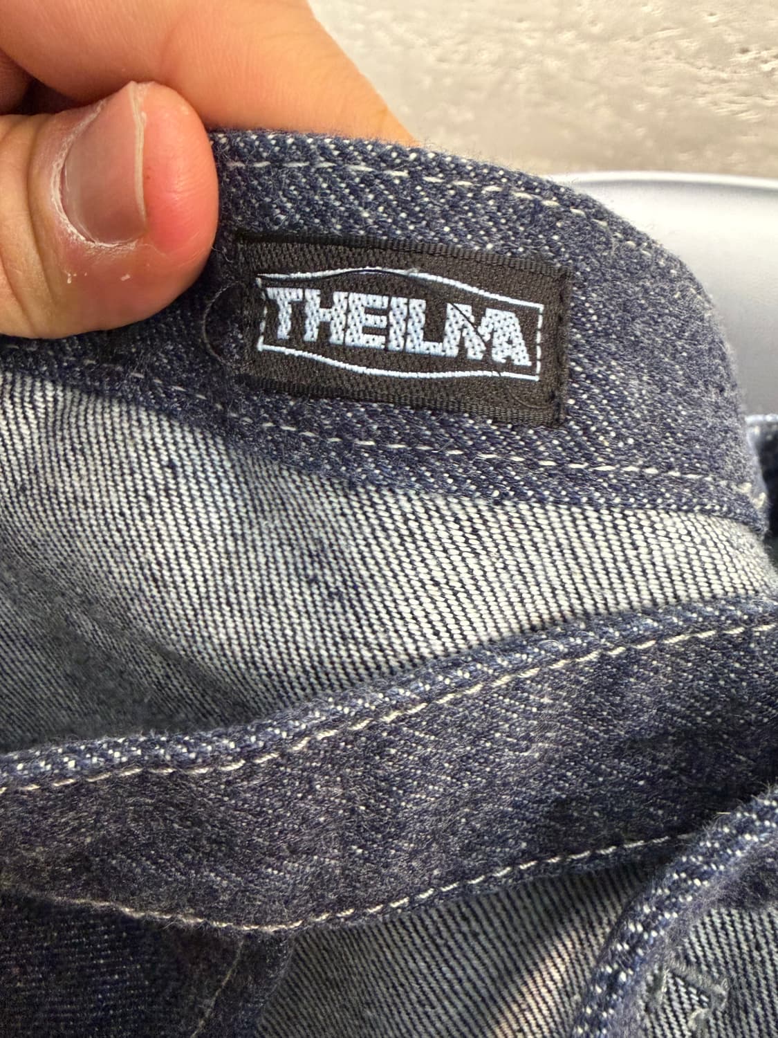 THEILMA 데님 랩 스커트 M 상품이미지3