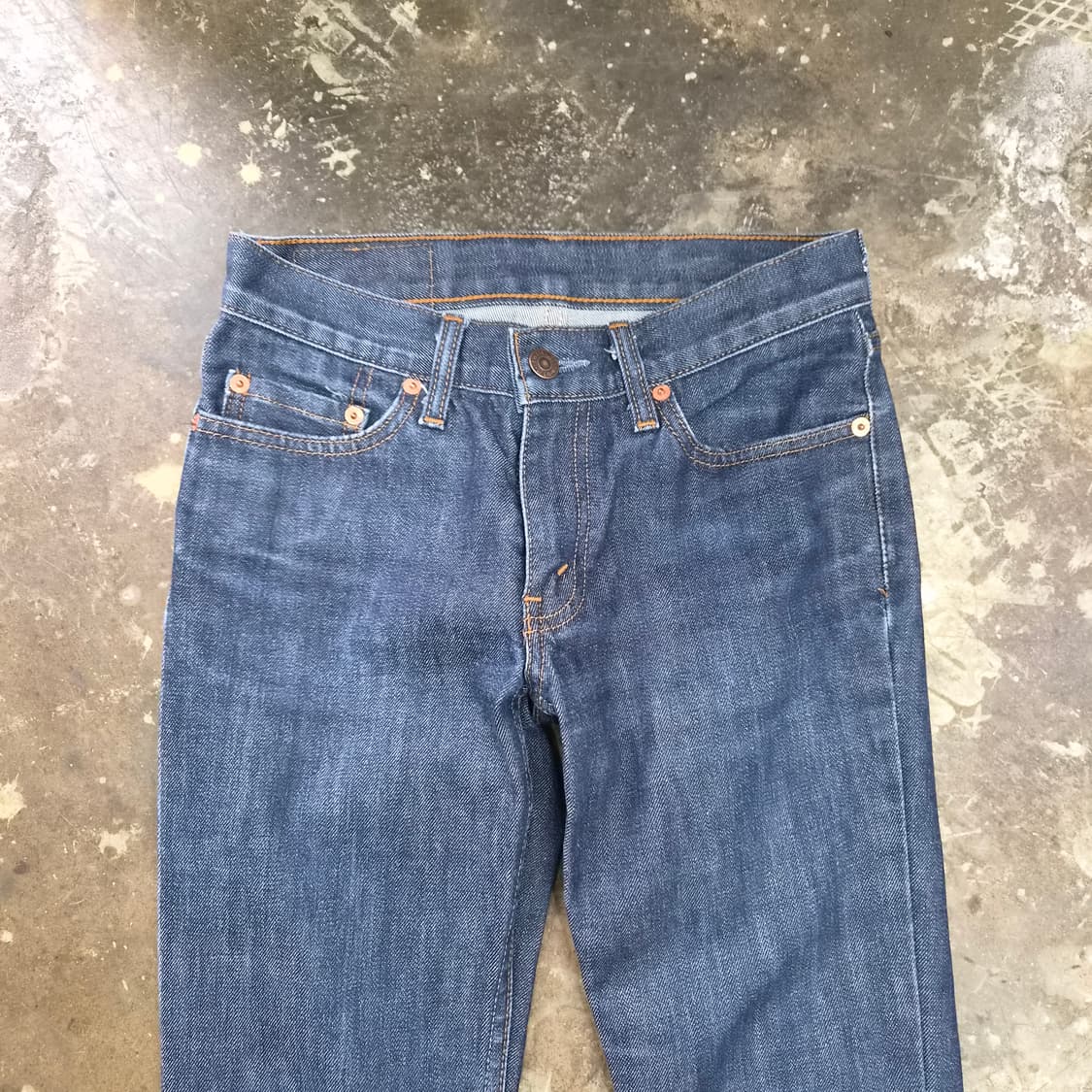 26) 리바이스599 인디고 세미부츠컷 청바지 데님팬츠 상품이미지2