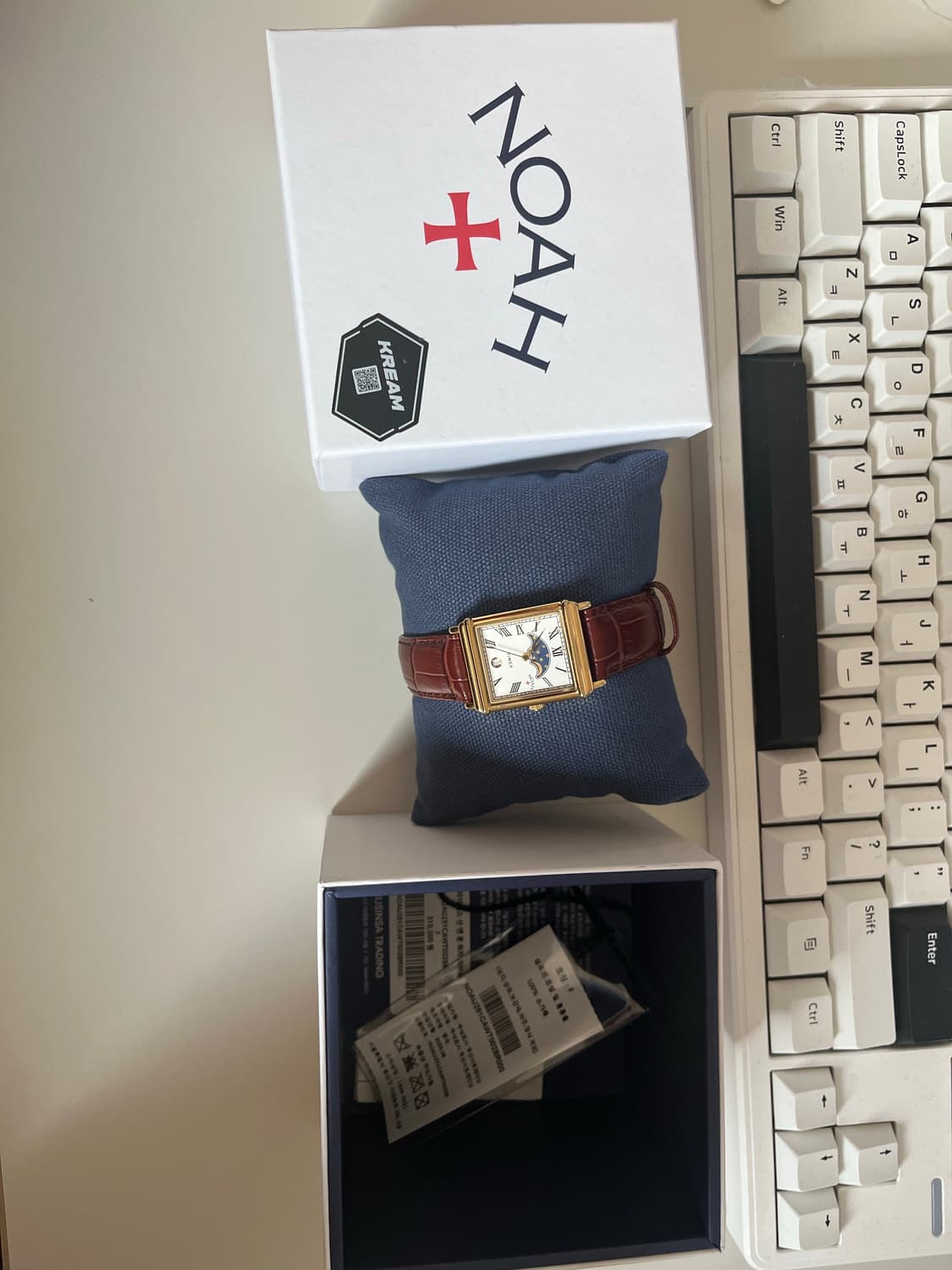 타이맥스 x 노아 문 페이즈 워치 브라운 골드 상품이미지3