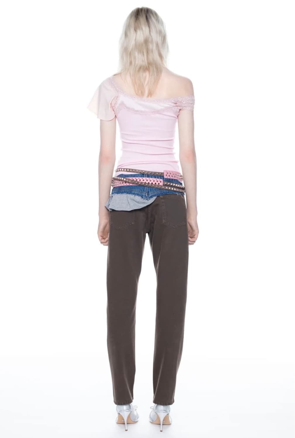 (M) 어거스트 바론 25SS 레이스 더블 탑 상품이미지5