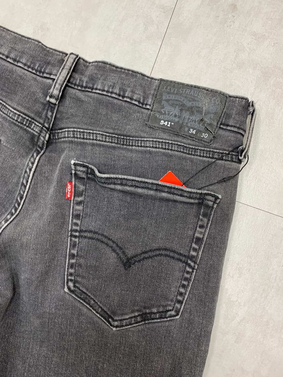 리바이스 541 흑청 데님 팬츠 #309 상품이미지8