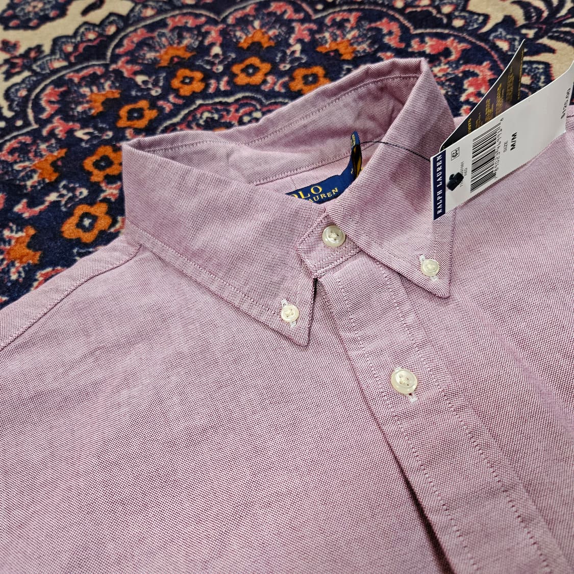 (새상품) 폴로랄프로렌 더스티 핑크 버튼다운 옥스포드 셔츠  상품이미지4