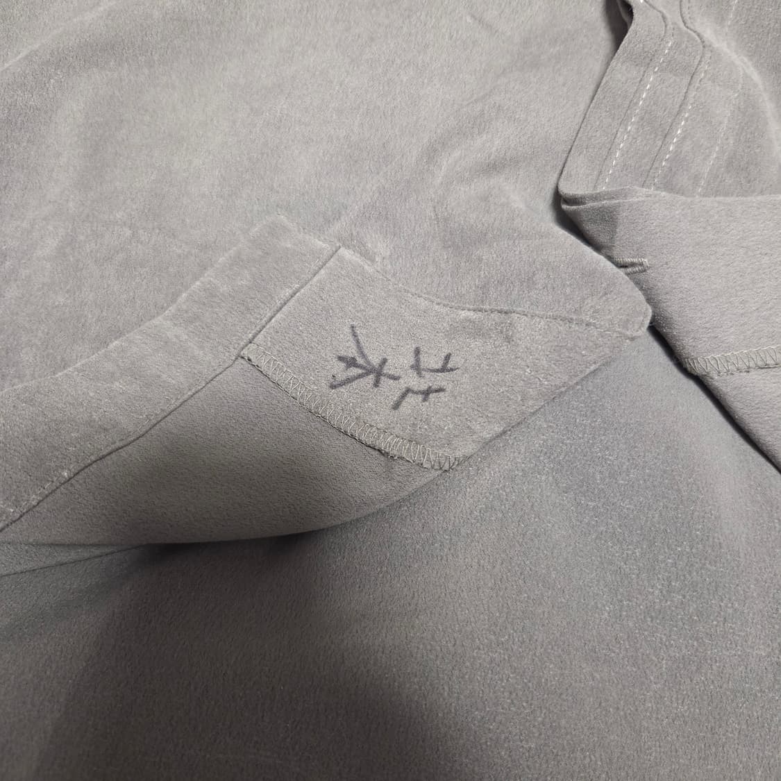 Carven 까르벵 포켓 자수 셔츠 L(100) 상품이미지8