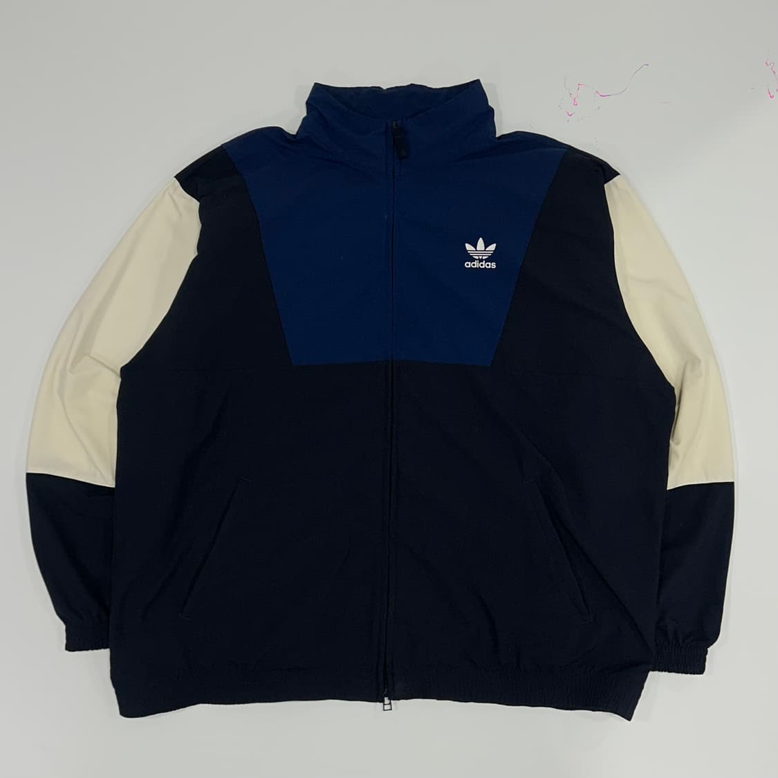 Adidas 아디다스 2-way 파이어버드 네이비 배색 바람막이 상품이미지3