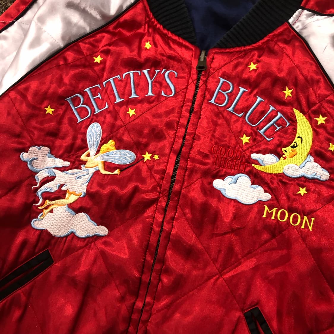 M BETTYS BLUE 리버시블 자수 스카잔 자켓 상품이미지2