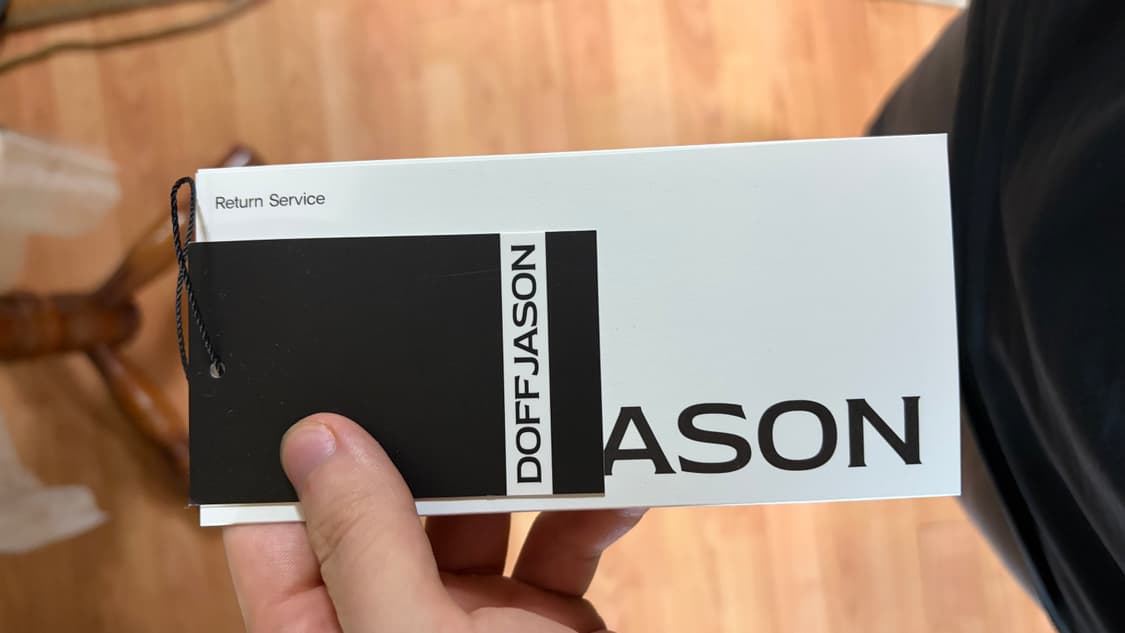 도프제이슨 오버핏 비건레더 싱글 자켓 L 상품이미지7