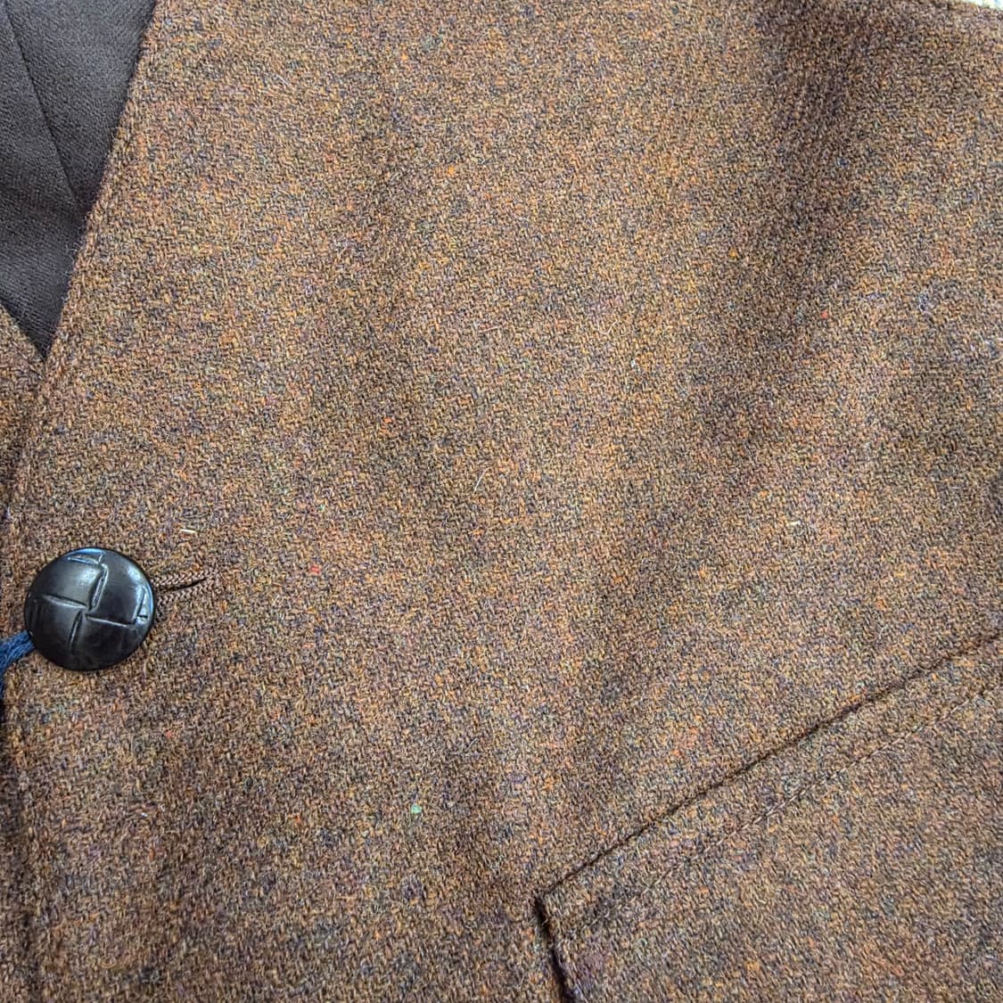 LARDINI 라르디니 이탈리안 최고급 트위드 도네갈 버진울 헌팅 베스트 상품이미지4