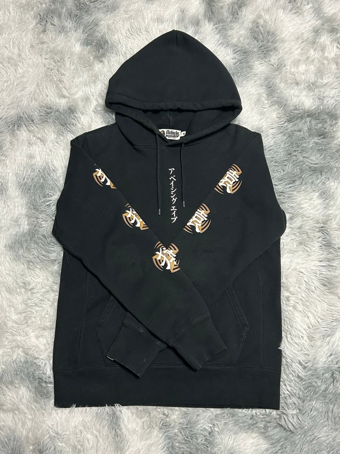 정품 베이프 닌자 풀오버 후드 상품이미지3