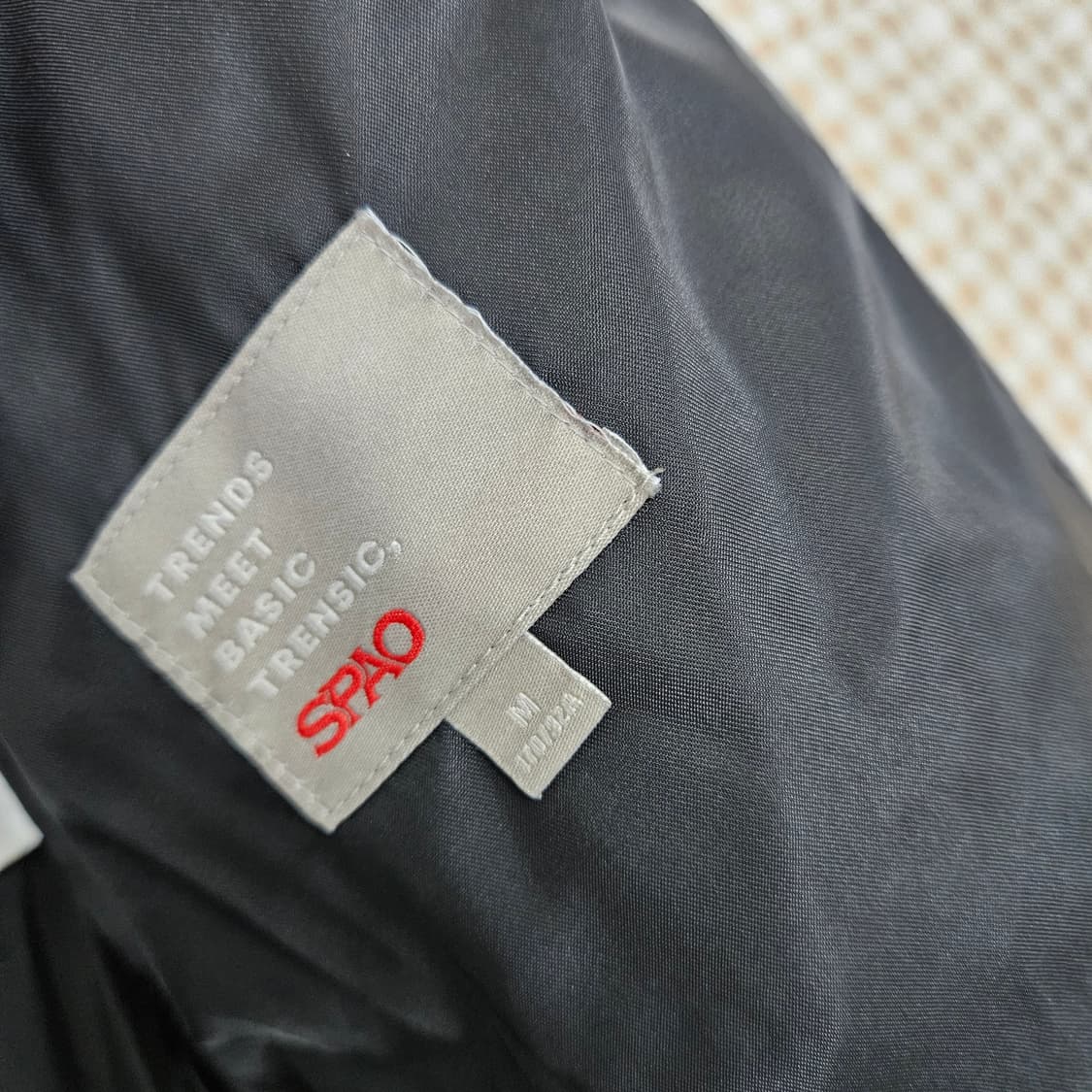 스파오 벨벳 푸퍼 패딩 남자100 상품이미지8