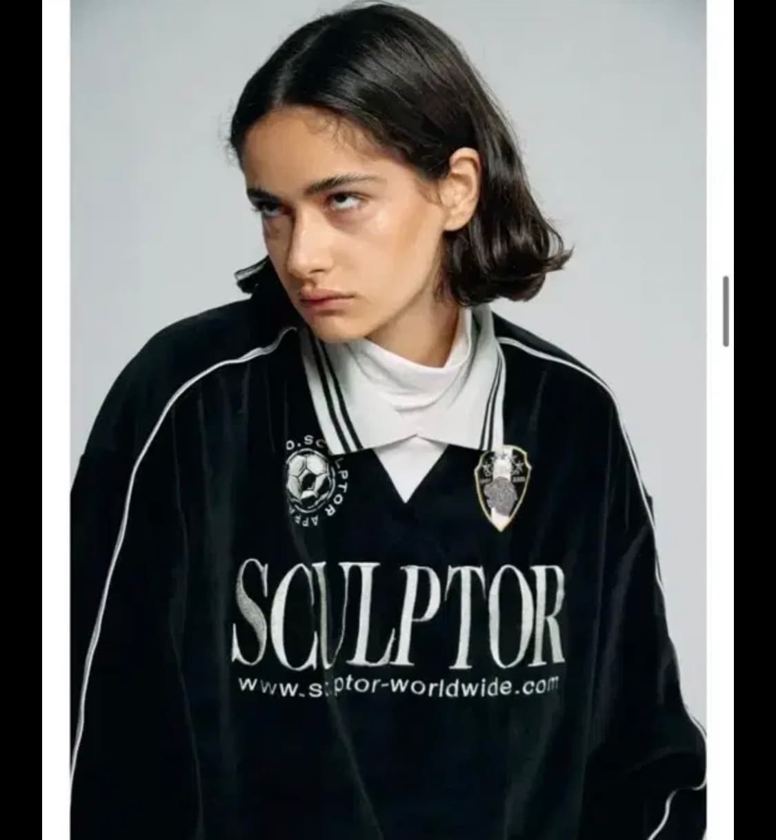 스컬프터 벨루어 벨벳 사커 져지 상품이미지1