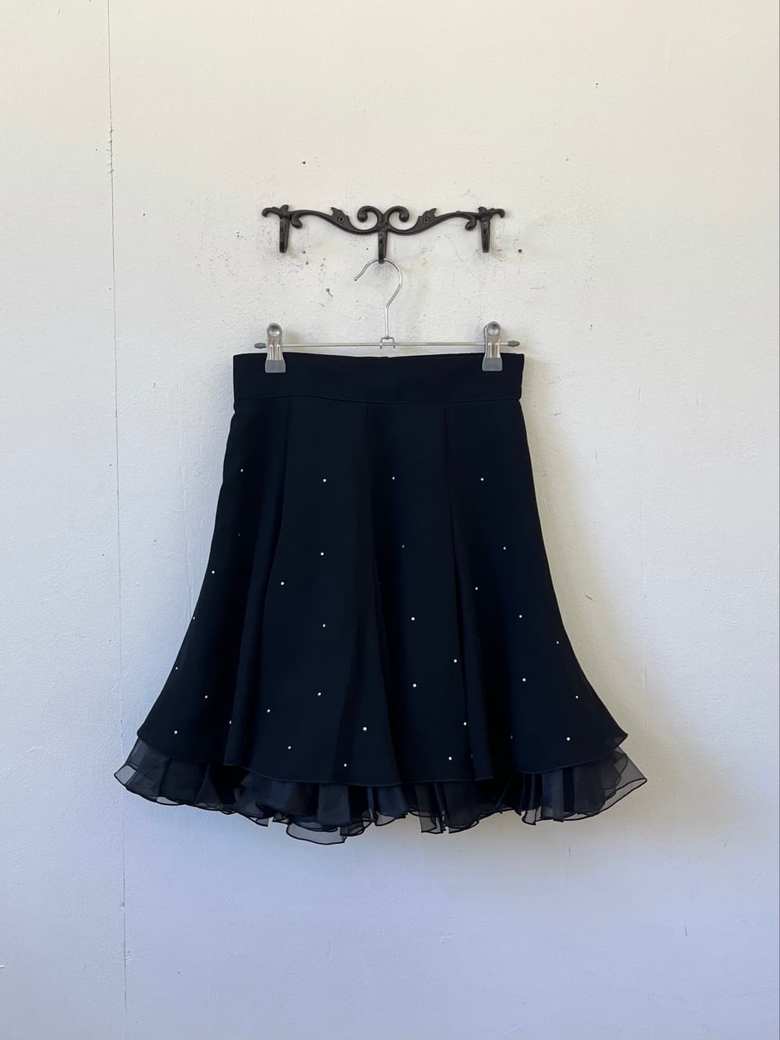 Japan vtg 비즈 큐빅 스커트 상품이미지1