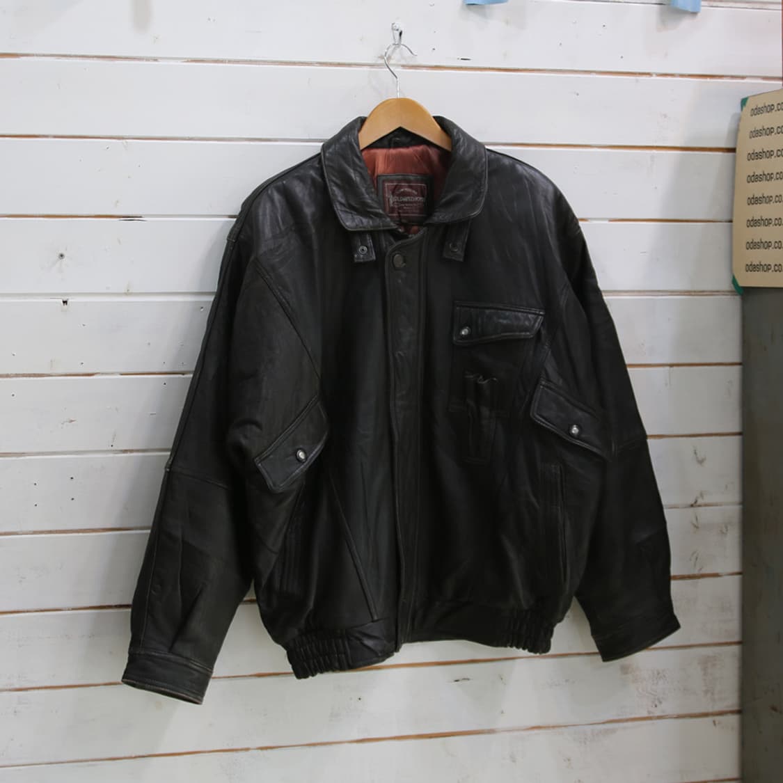 (착용컷) LOLDANTHONY 양가죽 점퍼 (남성용 110) 상품이미지1