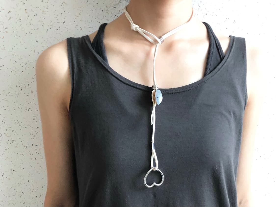 017. Heart - Button Choker 상품이미지1