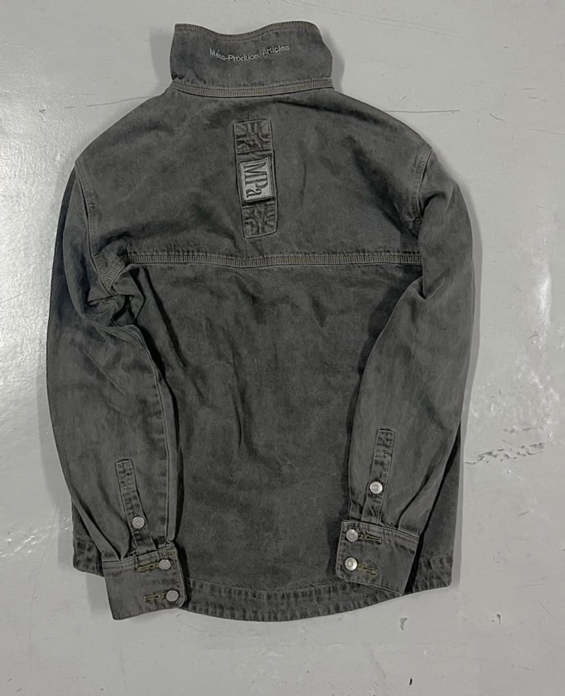 교환)trapezoid자켓 (asphalt-> black) 상품이미지2