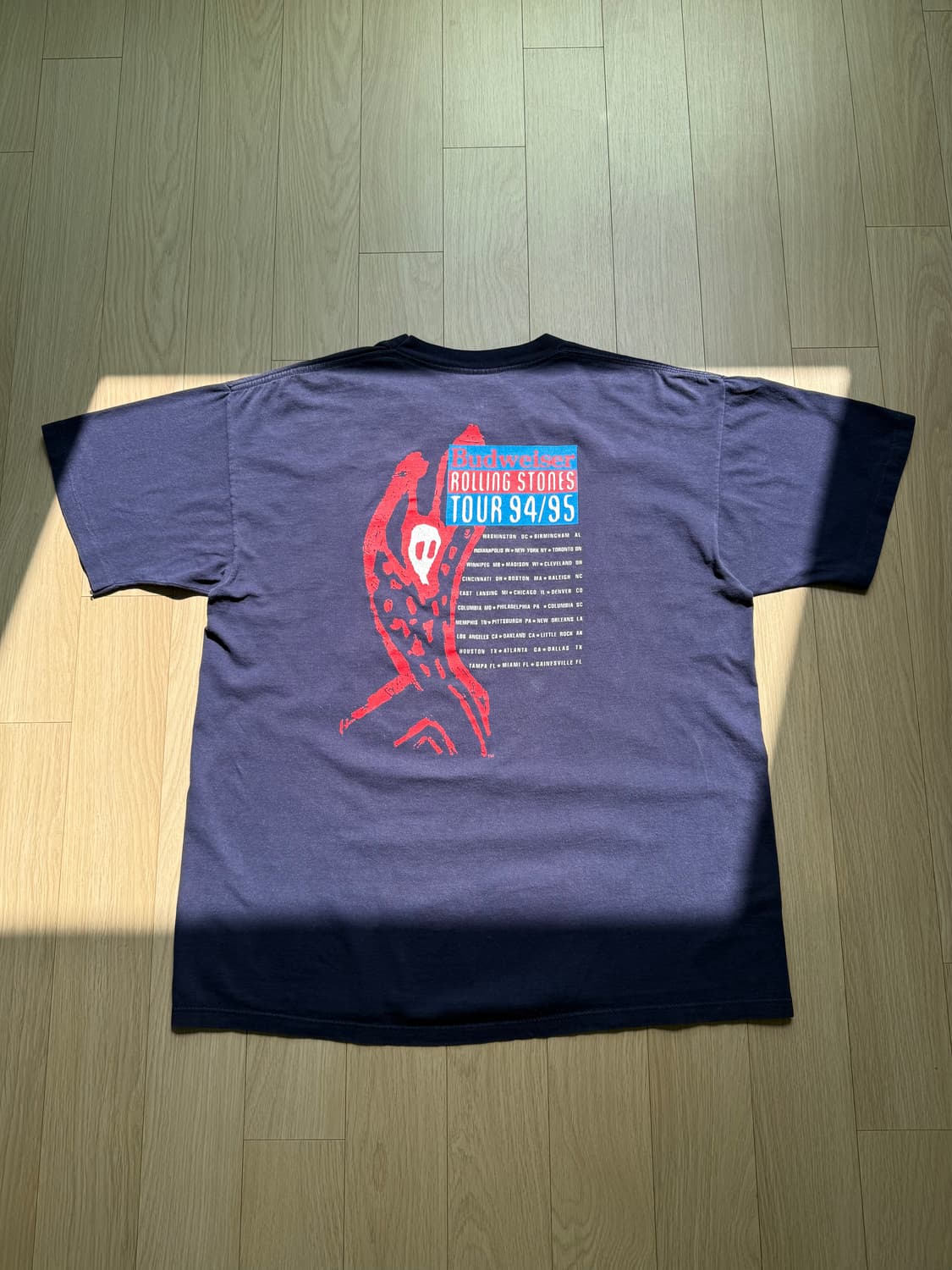 롤링스톤즈 1994s 부두라운지 투어 빈티지 티셔츠 상품이미지3
